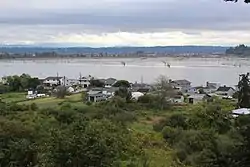 View of Priest Point, Washington from Priest Point Cemetery.