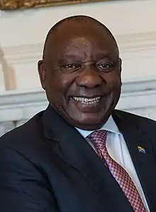  South AfricaCyril Ramaphosa, President