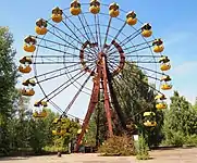 Ferris wheel of the Pripyat amusement park