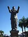 Basdeo Bissoondoyal statue, erected in 2002