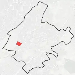 Location within Athens municipality