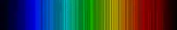 Color lines in a spectral range