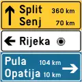 D07Preliminary direction indicator