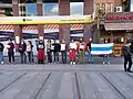 Protests of Russians in Yerevan against the war in Ukraine on 17 April 2022