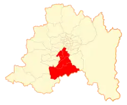 Location in the Santiago Metropolitan Region