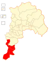 Location in the Valparaíso Region