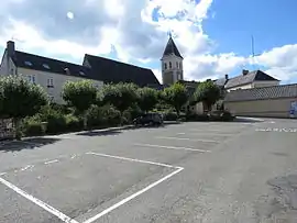 The church of Saint-Christophe, in Pruillé-l'Éguillé