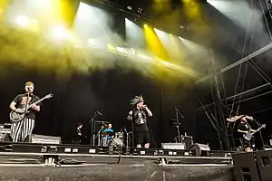 Psychostick performing at With Full Force festival in 2018