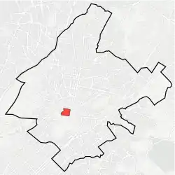 Location within Athens