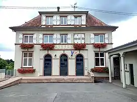 The town hall in Puberg