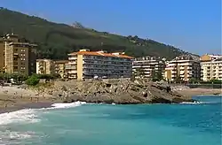 The Punta de los Cuervos seen from the Ángel García Basoco Music Center