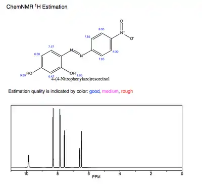 Pure Azo Violet NMR