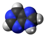 Space-filling molecular model