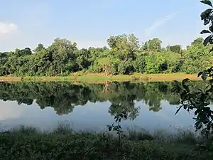 Purna River from CampsiteWildlife Sanctuary named after Purna River