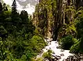 A view of Pushpawati from the gorge crossing while entering the Valley of Flowers