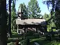 Chapel of the Holy Cross in Joensuu Orthodox cemetery, built 1986