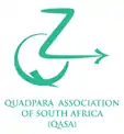 QASA logo, wheelchair symbol.