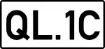 National Route 1C shield}}