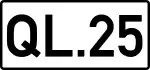 National Route 25 shield}}