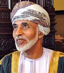 A photo of Qaboos aged 73