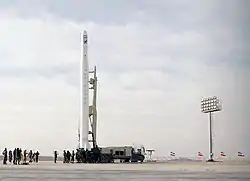 Qased during preparations on the launch pad