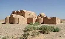 Image 14Qasr Amra a desert castle from the era of the Islamic Empire (from Tourism in Jordan)