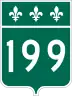 Route 199 marker