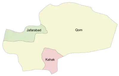 Counties of Qom Province