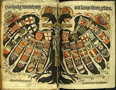 Double-headed eagle of the Holy Roman Empire, by Hans Burgkmair.