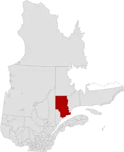 Location of Manicouagan