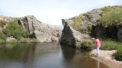 Fly fishing in Quebrada del Condorito