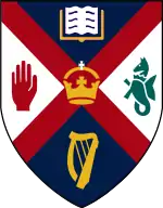 Coat of arms of Queen's University Belfast