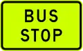 (W8-Q03) Bus Stop (Used in Queensland)