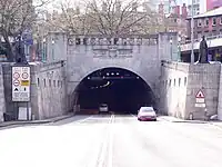 Liverpool entrance to Queensway Tunnel(1925–31; Grade II)