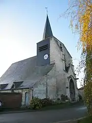 The church in Quiry-le-Sec