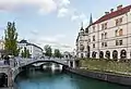 Ljubljanica River, downtown Ljubljana