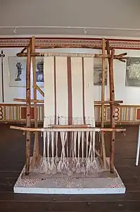 Ancient Roman loom replica