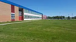 A photo of R.D. Parker Collegiate in Thompson, Manitoba