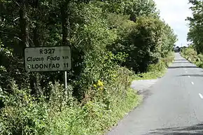 R327 road near Claremorris, County Mayo.jpg