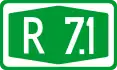 R7.1 Motorway shield}}