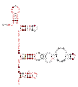 RAGATH-36 Secondary structure taken from the Rfam database. Family RF03104