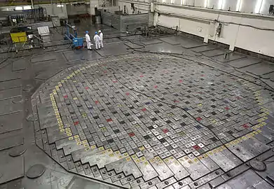 Reactor hall of one of the RBMK units