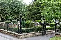 Entrance to the cemetery