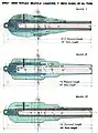 The 3 Marks of 6½ ton gun