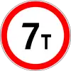 Vehicle weight limit