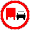 No overtaking by lorries