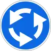 4.3 Direction of roundabout traffic