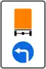 4.9.1 Direction of movement of vehicles with dangerous goods (turn left)