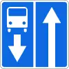 5.10.1 A road with a line for fixed-route vehicles