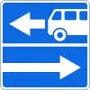 5.10.2 Exit to the road with a lane for fixed-route vehicles